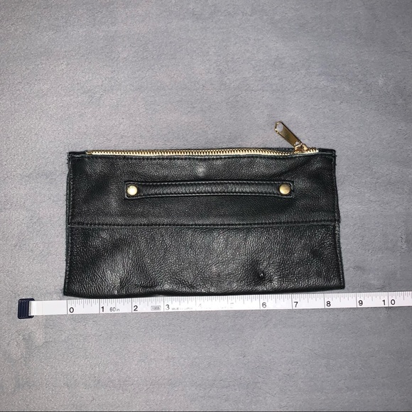 American Apparel Leather Foldable Clutch Bag - Picture 2 of 10
